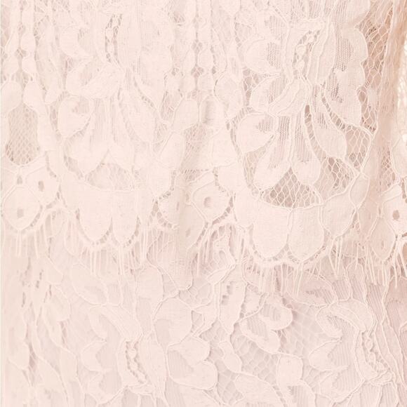 Lulus NWT White Lace Strapless Midi Dress medium - Picture 10 of 12